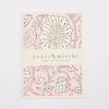 Hand Block Printed Greeting Card - Mughal Garden Blush
