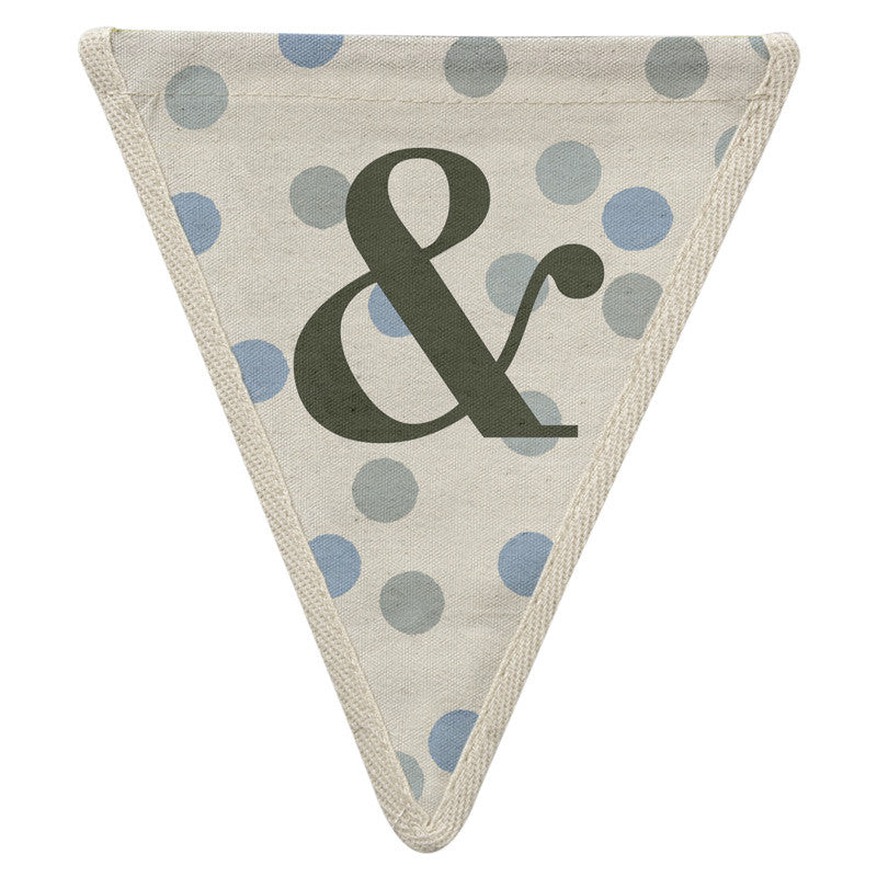 Meri Meri Alphabet Bunting - Ampersand &, MM-Meri Meri UK, Putti Fine Furnishings
