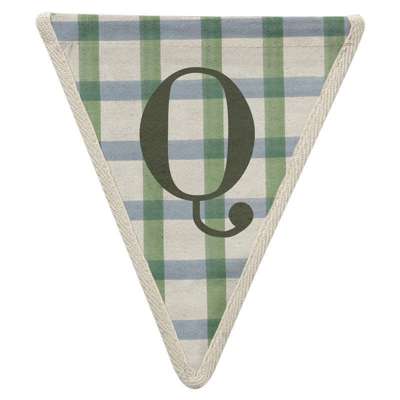 Meri Meri Alphabet Bunting - Letter Q, MM-Meri Meri UK, Putti Fine Furnishings