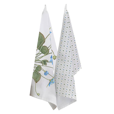 Anemone Organic Tea Towel | Putti Fine Furnishings Canada