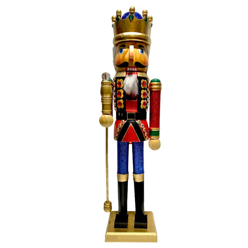 Traditional Red Nutcracker King | Putti Christmas Canada