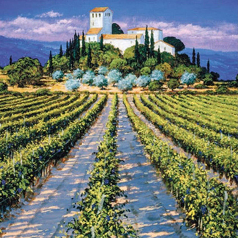 The Robertson Collection Orchard and Villa Greeting Card | Putti