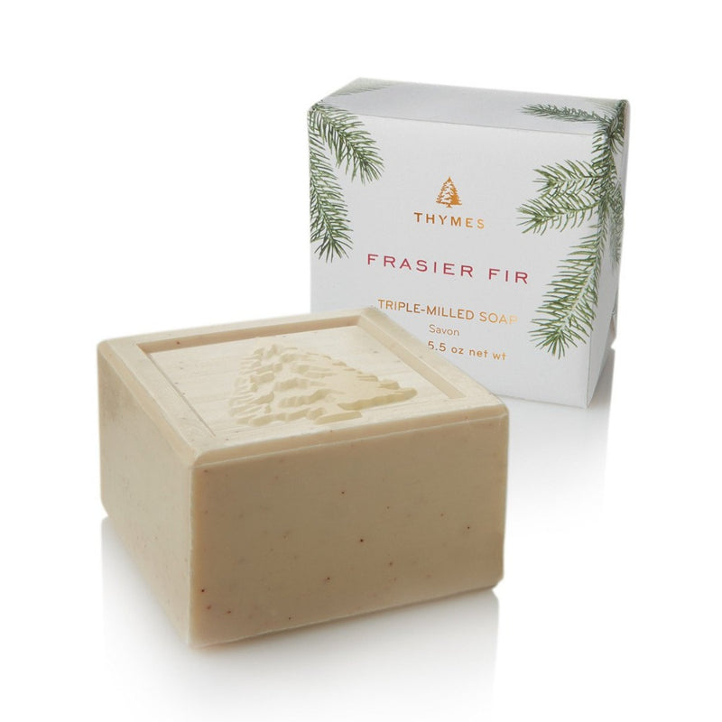 Thymes Frasier Fir Bar Soap -  Home Fragrance - Thymes - Putti Fine Furnishings Toronto Canada
