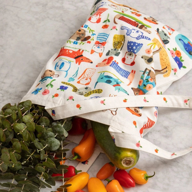 Bon Artis Tote Bag - Painted Dog