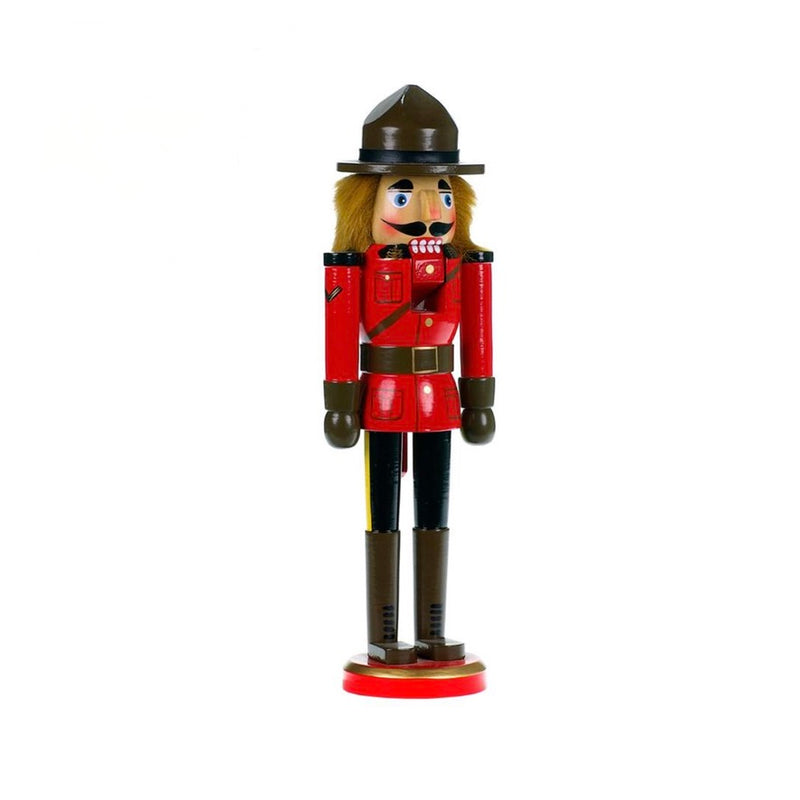 RCMP Standing Wooden Nutcracker | Putti Christmas Canada