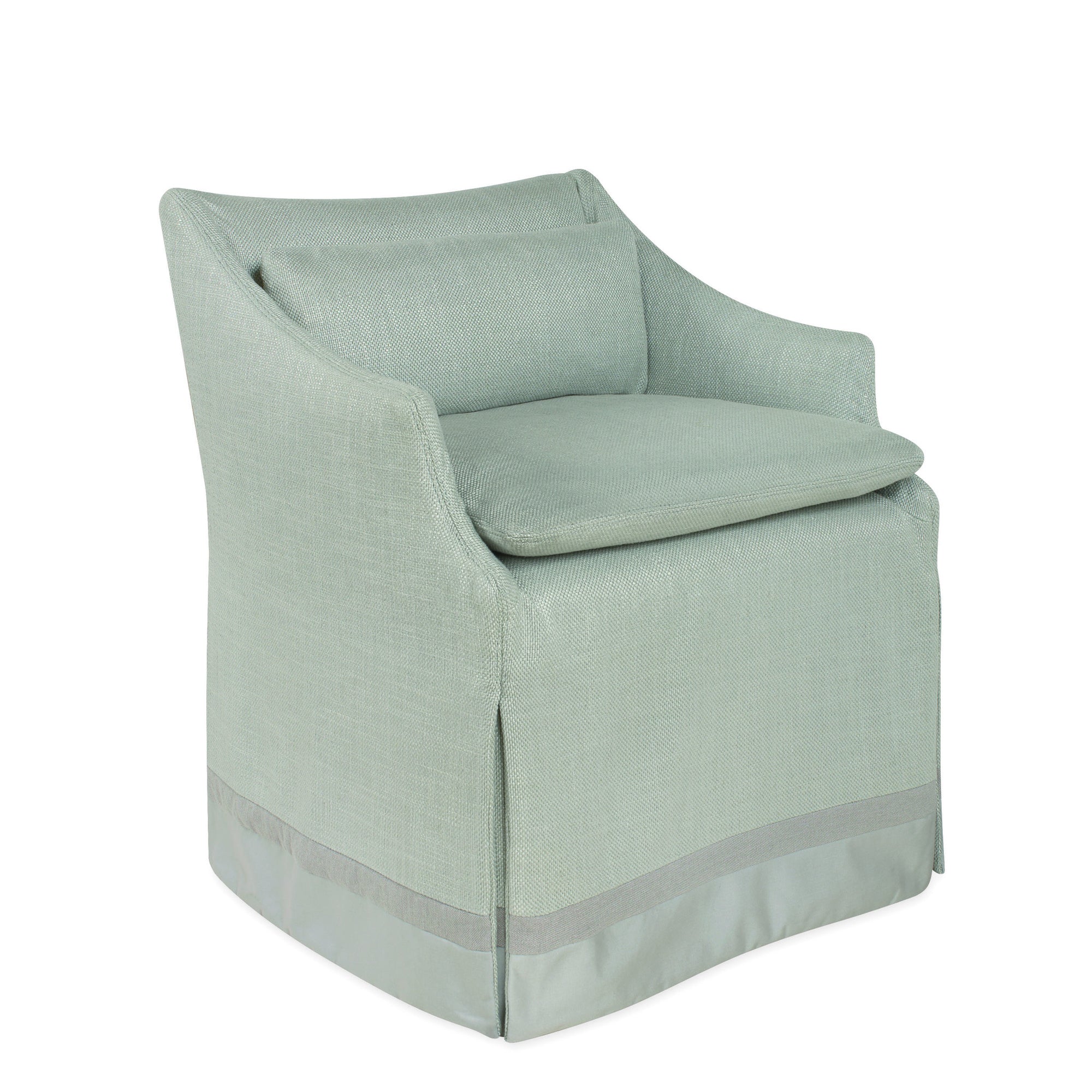 Lee Industries C5203-01C Slipcovered low back campaign Chair-Upholstery-Lee Industries-Grade D-Putti Fine Furnishings