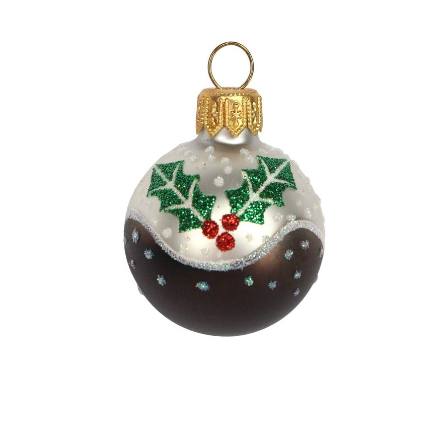 Mini Pudding Ornament Glass Ball Ornament