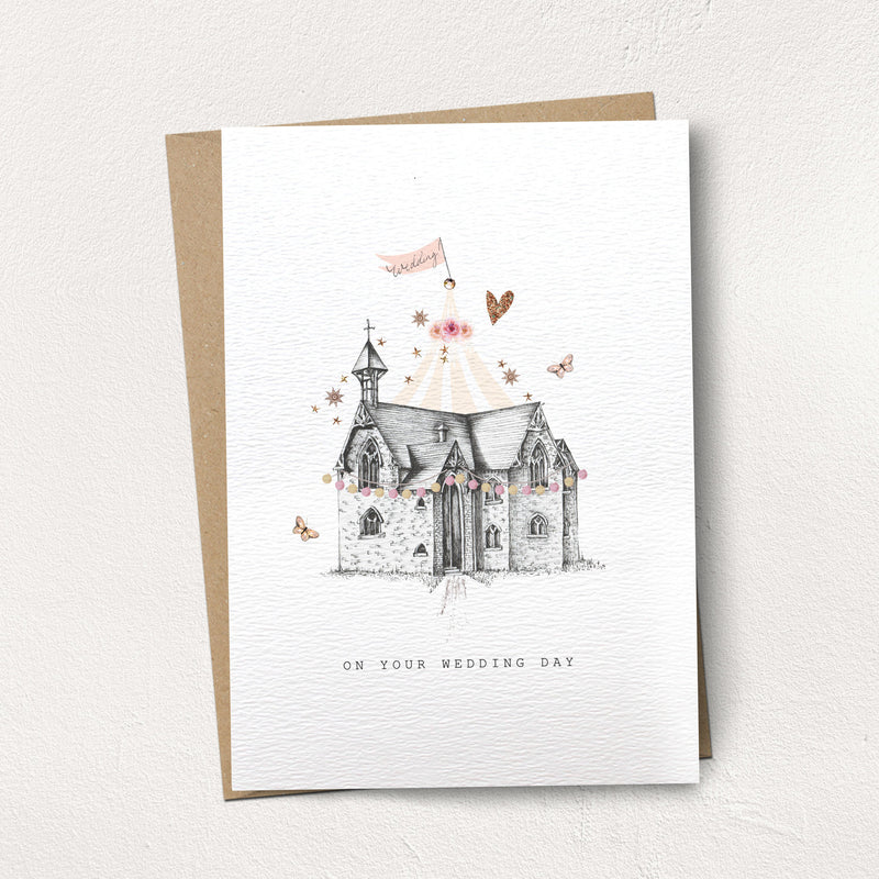 Stephanie Davies "On your Wedding Day" Wedding Greeting Card | Putti