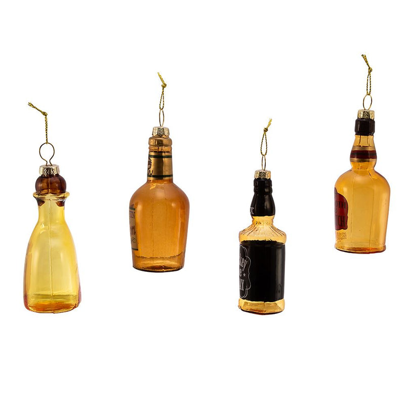 Kurt Adler Glass Liquor Bottle Ornament | Putti Christmas Canada