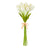 White Soft Touch Tulip Bundle - 15"  | Putti Fine Furnishings Canada 