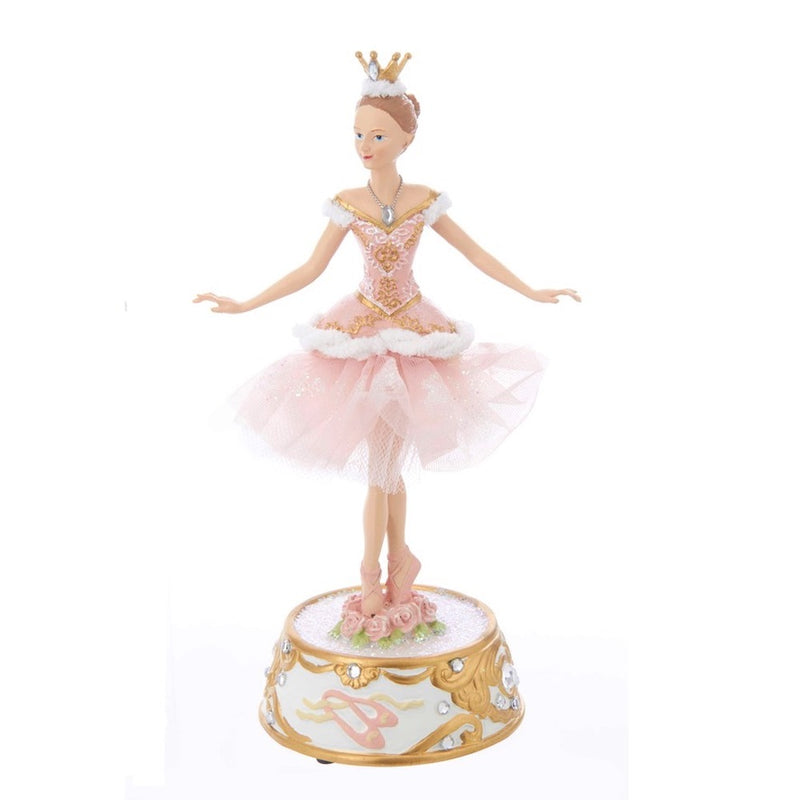 Kurt Adler Ballerina Figurine with Musical Base | Putti Christmas