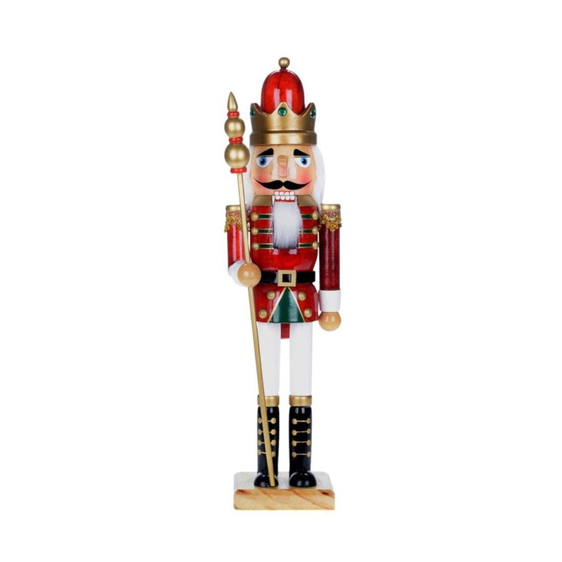 Red and White Nutcracker King | Putti Christmas Canada