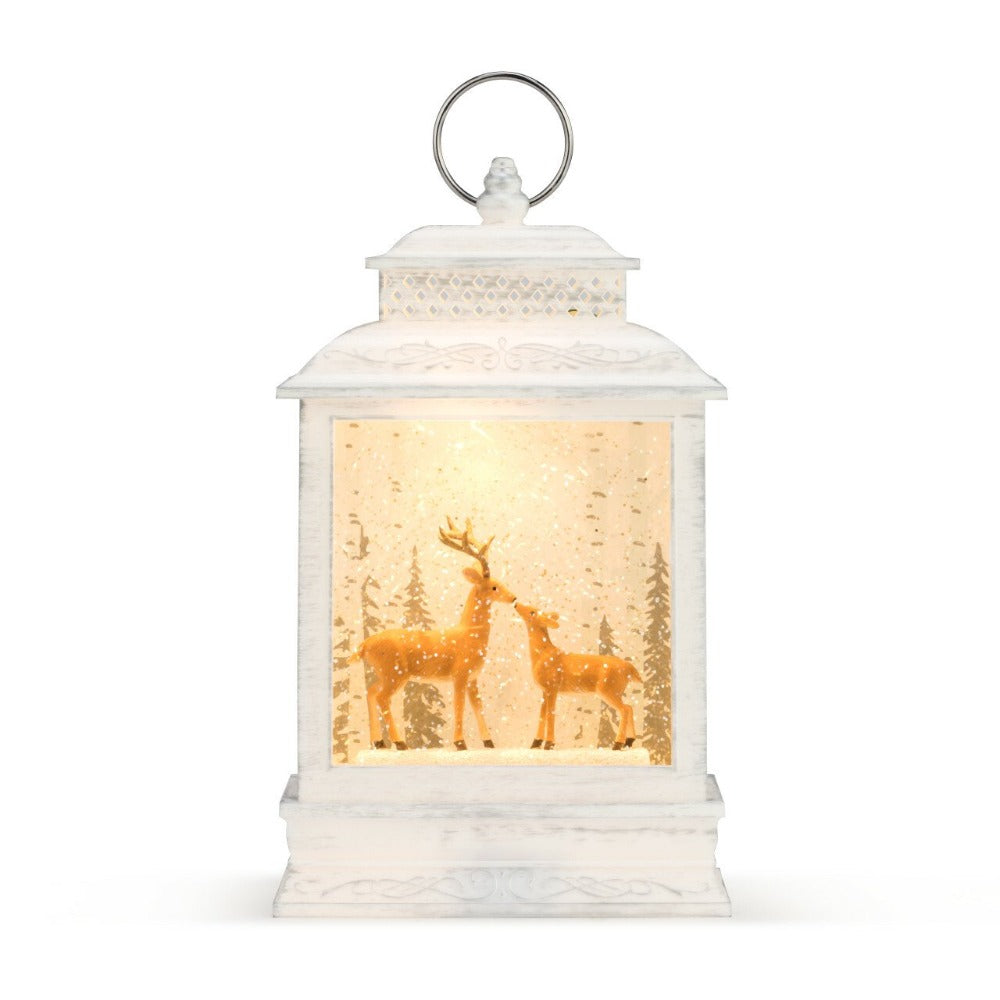 Demdaco Musical Deer Perpetual Snow Lantern with Light | Putti Christmas