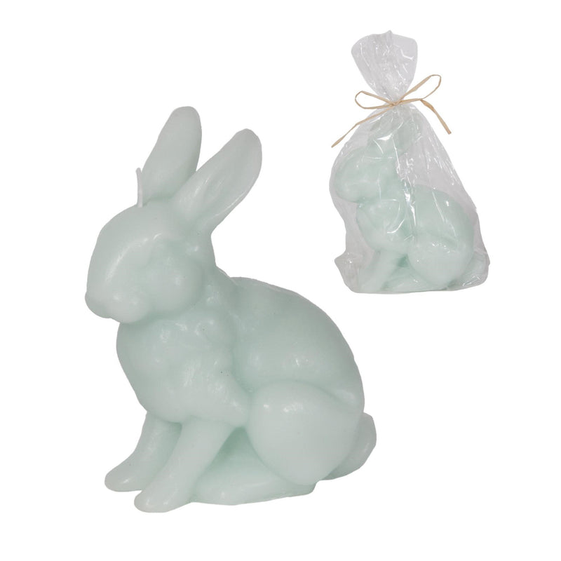 Light Blue Green Rabbit Candle | Putti Fine Furnishings