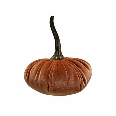 Large Velvet Pumpkin - Harvest | Putti Fine Furnishings Canada