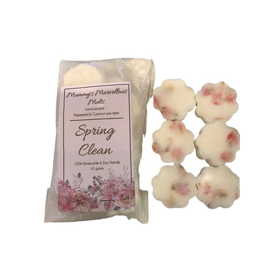 Spring Clean Botanical Rose Wax Melt pkg 6