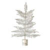 Small White Tinsel Tree | Putti Christmas