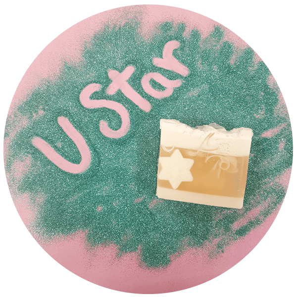 Bomb Cosmetics "Baby Ur a Star" Soap Slice