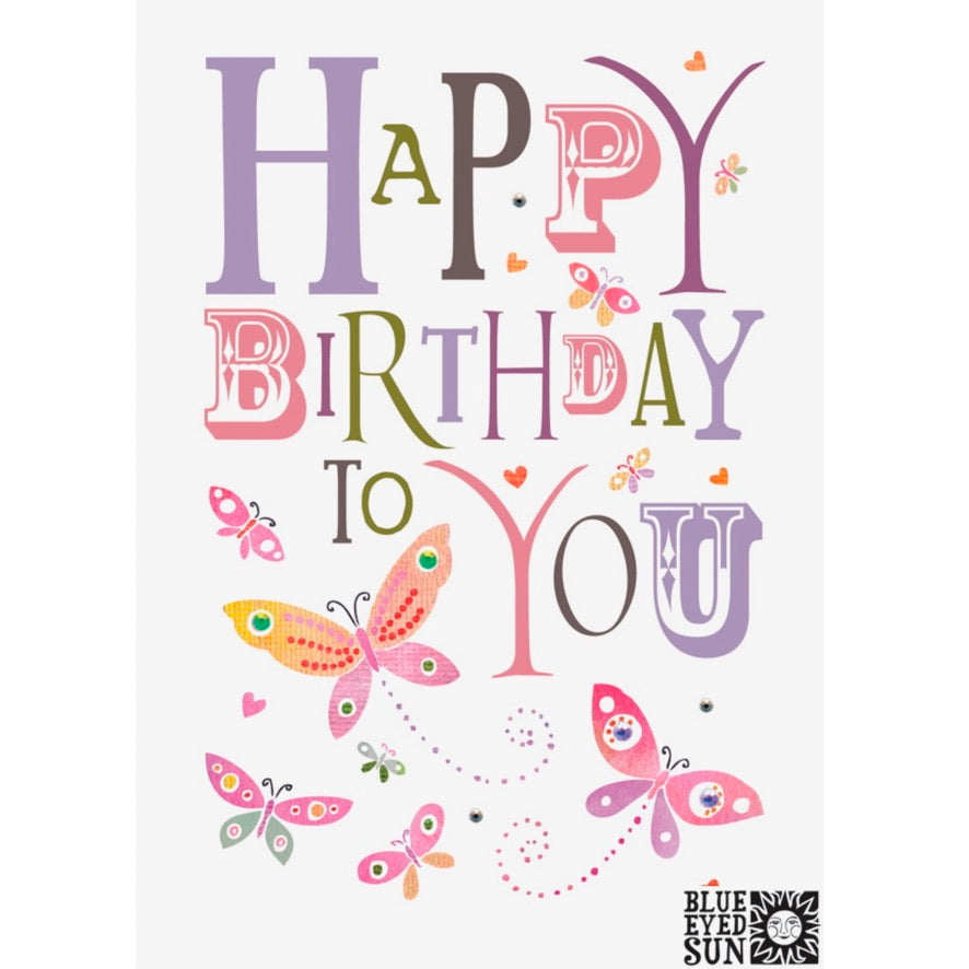 "Happy Birthday to You" Greeting Card | Putti Fine Furnishings