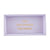 Lilac Leatherette Tabletop Tray - You Can Change the World | Putti Fine Furnishings Canada 