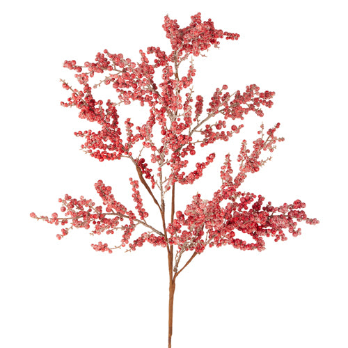 Raz Imports Glittered Red Berry Spray | Putti Christmas