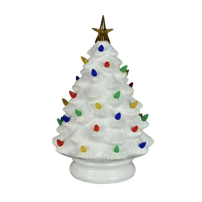 Retro Style Ceramic Christmas Tree with LED Lights | Putti Christmas Celebrations