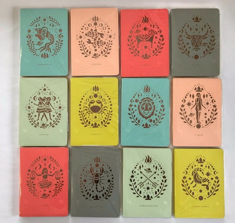 Portico Designs Zodiac Small Notebook - Virgo | Putti Fine Furnishings 