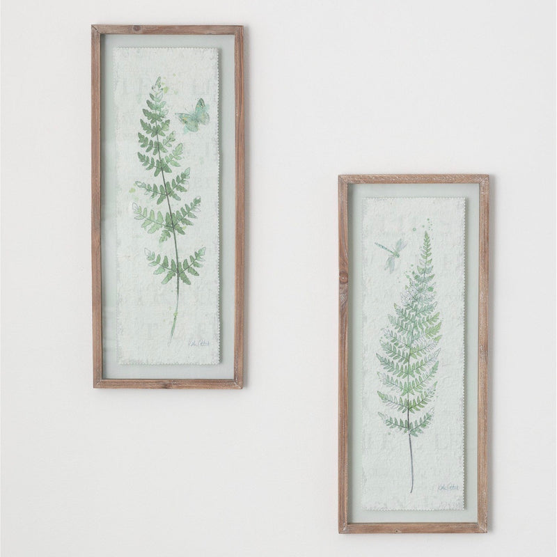Fern Print with Wood Frame | Putti Fine Furnishings Canada