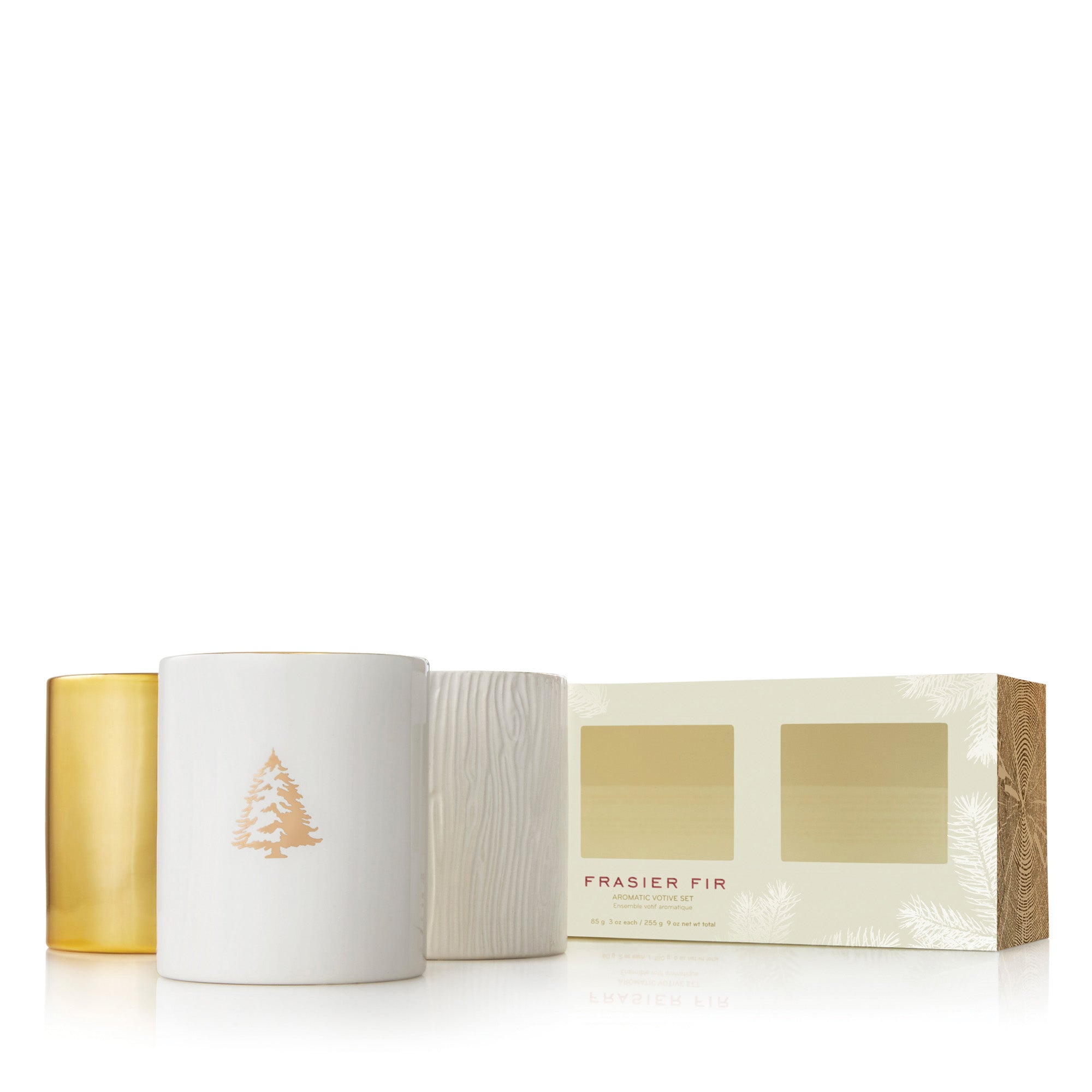 Thymes Frasier Gilded Trio Candle Set | Putti Fine Furnishings Canada