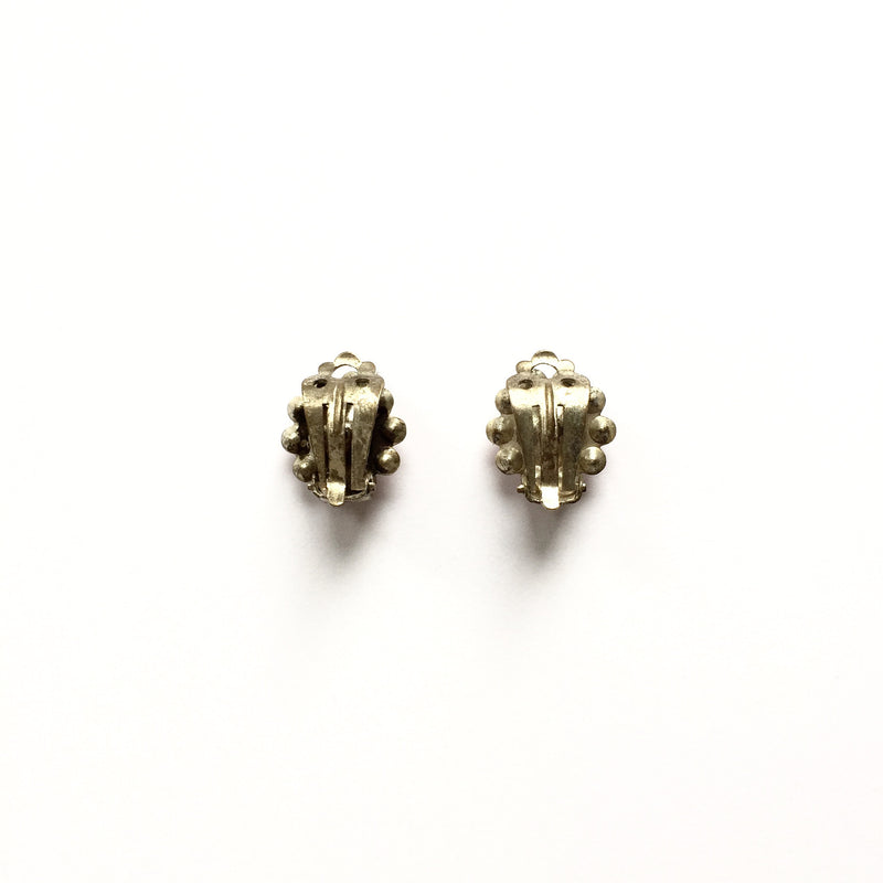 Vintage Pink Crystal Earrings, Vintage, Putti Fine Furnishings