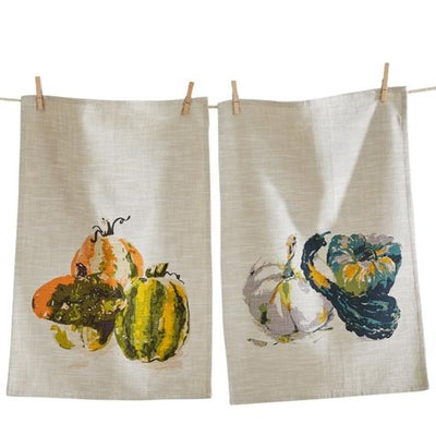 Autumn Dish Towel Set of 2 | Putti Thanksgiving Celebrations