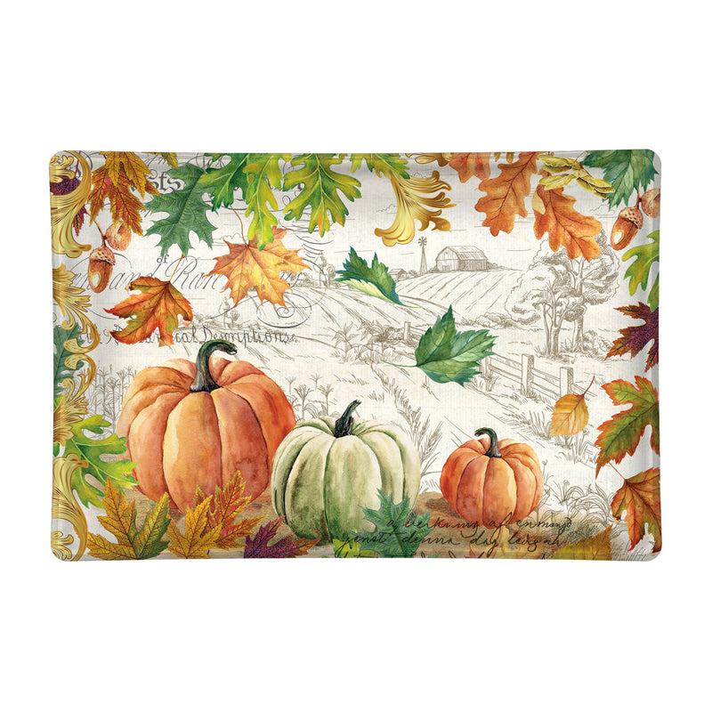 Michel Design Works "Fall Harvest" Rectangular Glass Soap Dish | Putti Canada