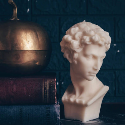 Giuliano do' Medici Bust Candle - Ivory | Putti Fine Furnishings