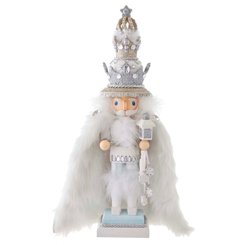 Kurt Adler Hollywood White Fur Nutcracker King | Putti Christmas