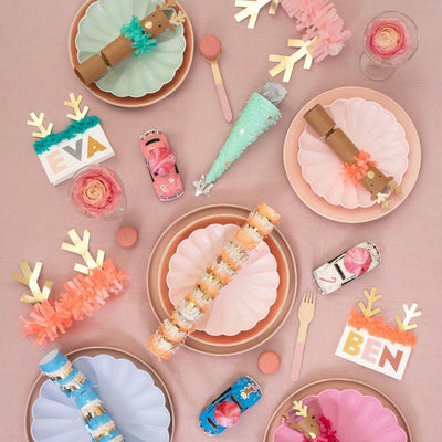 Meri Meri Pastel Fringe Crackers | Putti Christmas Celebrations