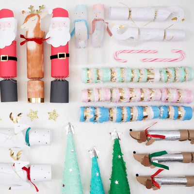 Meri Meri Pastel Fringe Crackers | Putti Christmas Celebrations