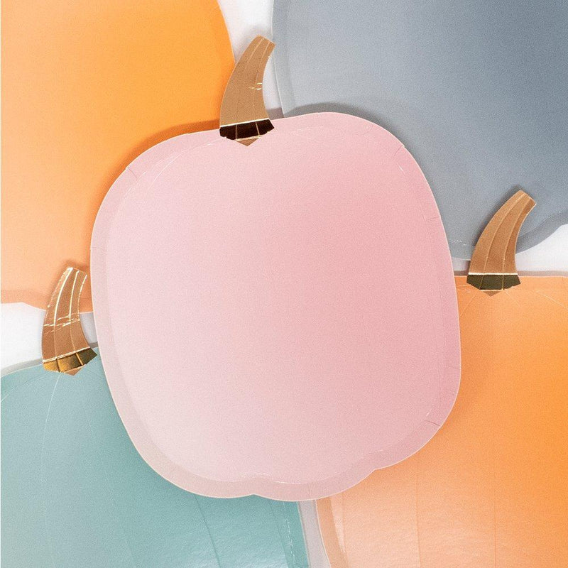 Meri Meri Pastel Pumpkin Plates | Putti Fall Celebrations