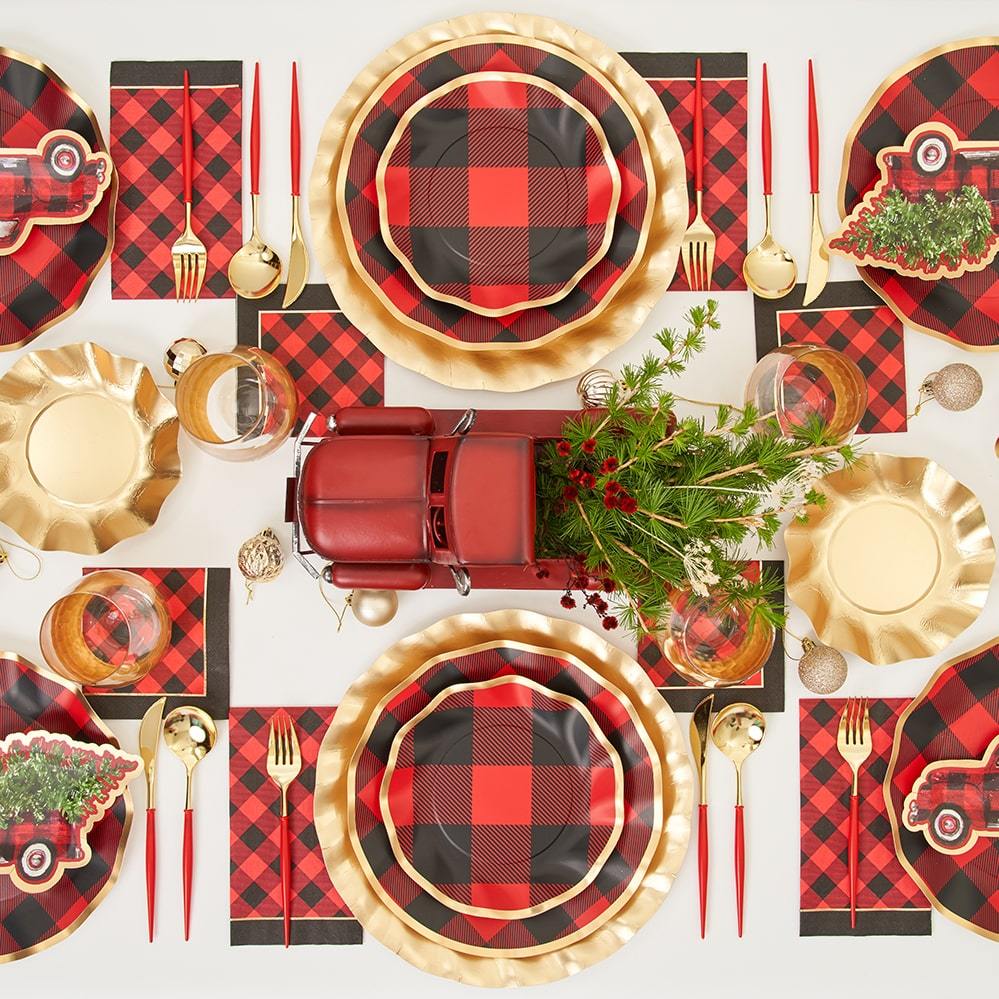 Sophistiplate Buffalo Check Truck Plate | Putti Fine Furnishings Canada