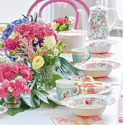 Truly Scrumptious Floral Paper Bowls -  Party Supplies - Talking Tables - Putti Fine Furnishings Toronto Canada - 5