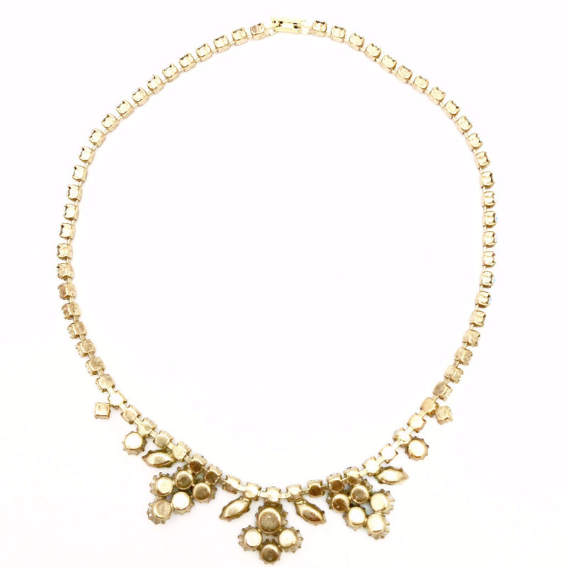 Vintage Aqua and Crystal AB Necklace, Vintage, Putti Fine Furnishings