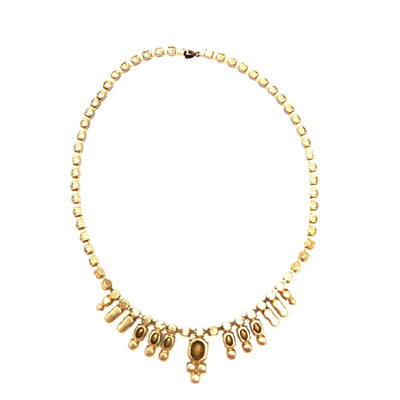 Vintage Aqua and Crystal  Necklace, Vintage, Putti Fine Furnishings