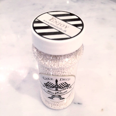 Miss Etoile Sugar Pearls Cake Decoration - Cream, Miss Etoile, Putti Fine Furnishings