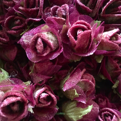 Miss Rose Sister Violet - Rose Bud Posy - Burgundy, MRSV-Miss Rose Sister Violet, Putti Fine Furnishings