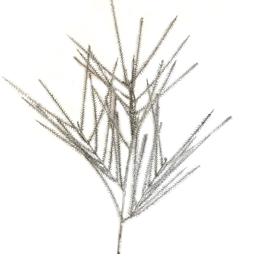 Silver Glitter Balsam Pick | Putti Christmas Celebrations