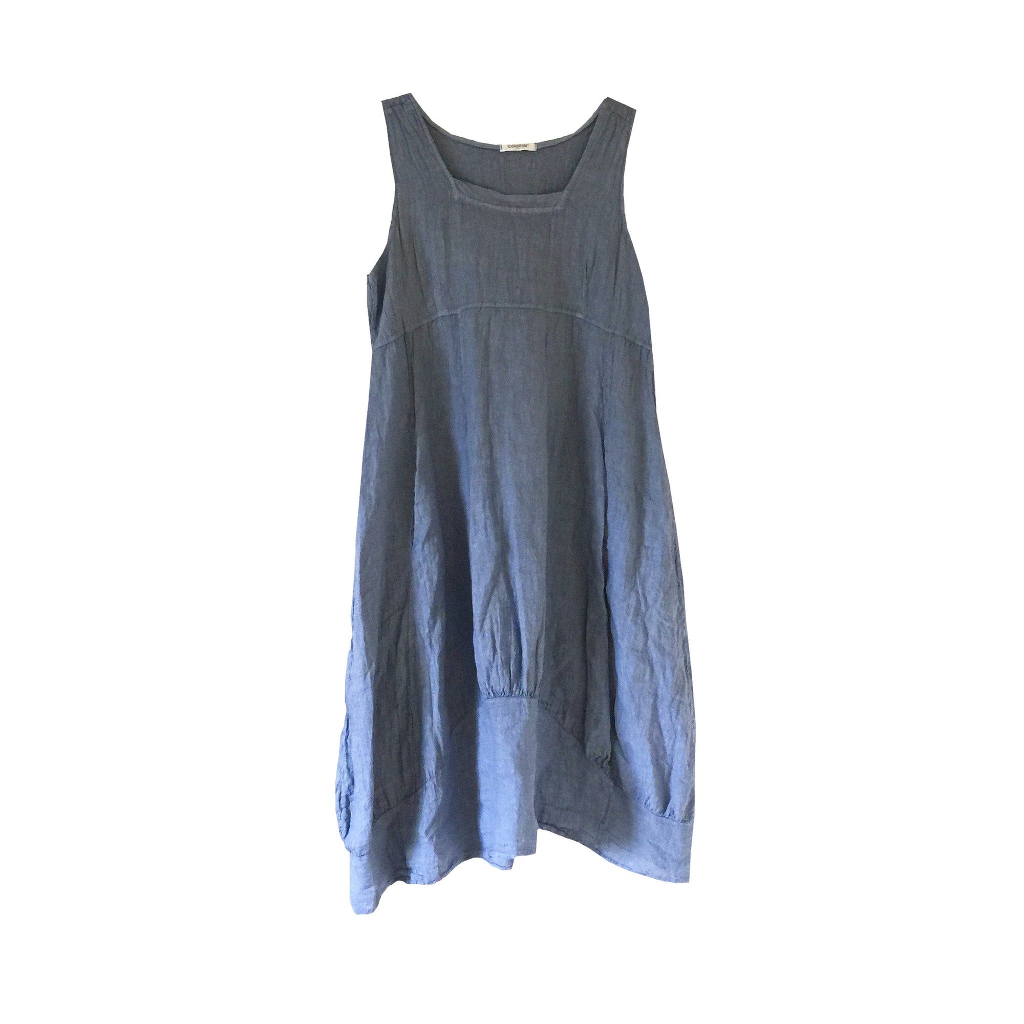  Sleeveless Linen Dress - Denim Blue, TO-Terminal One, Putti Fine Furnishings