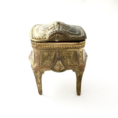 Antique French Gilt Trinket Box, Antique French, Putti Fine Furnishings