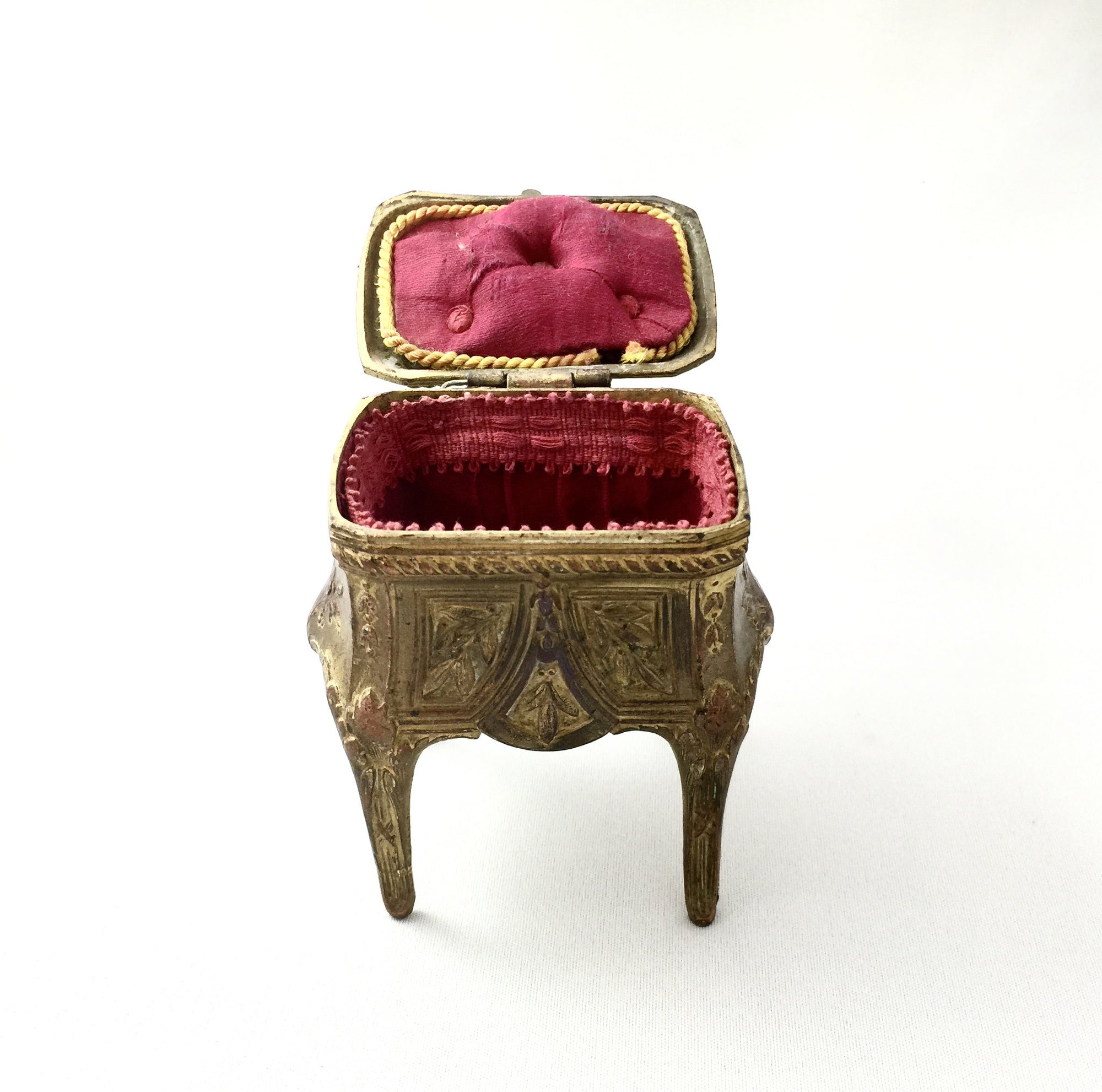 Antique French Gilt Trinket Box, Antique French, Putti Fine Furnishings