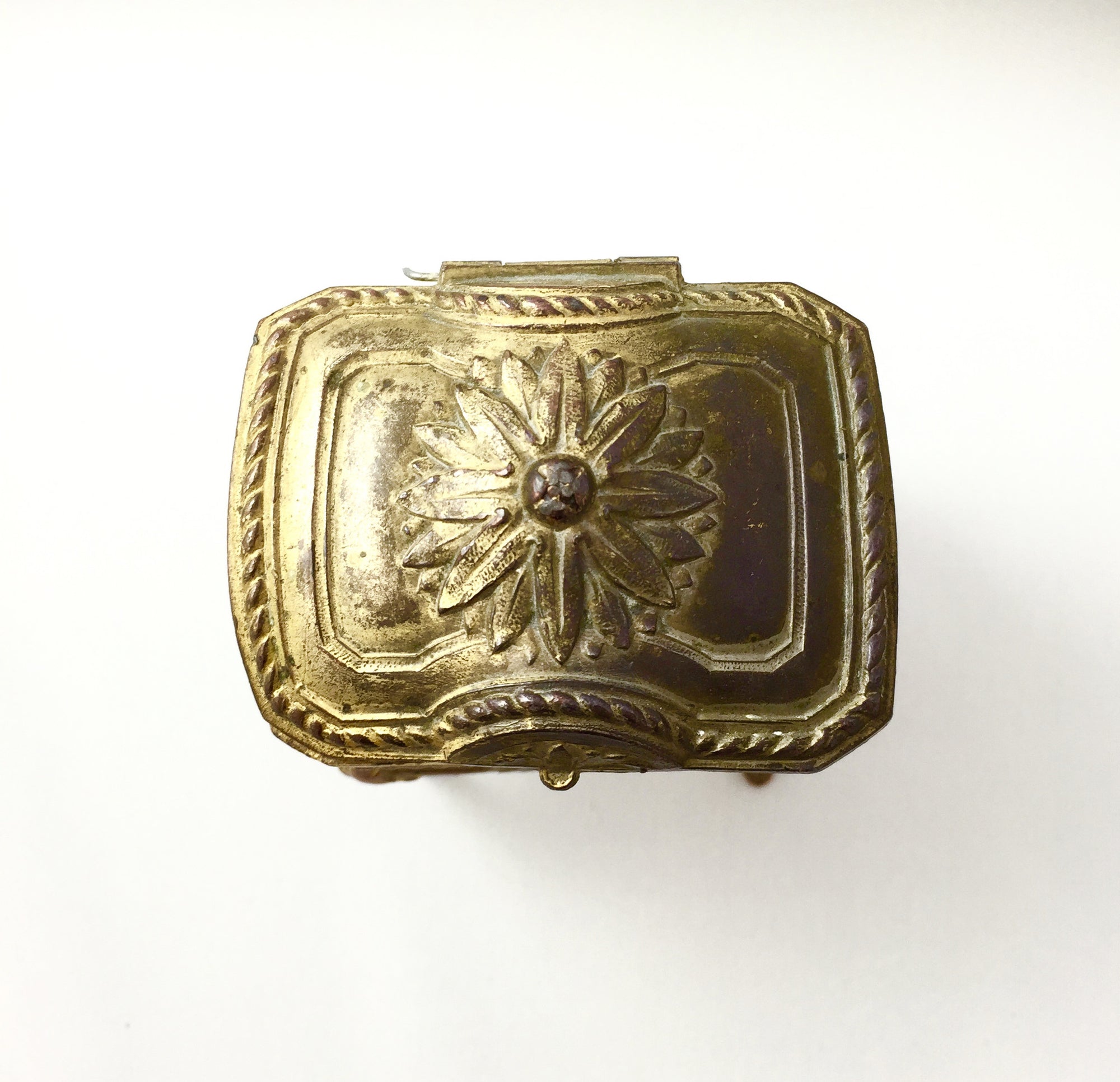 Antique French Gilt Trinket Box, Antique French, Putti Fine Furnishings