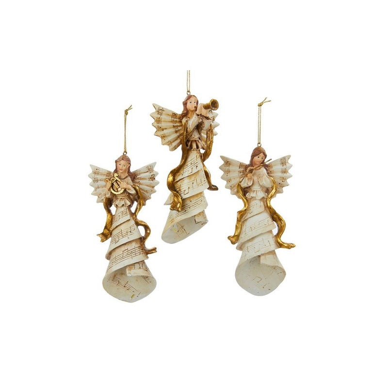 Musical Notes Angels  | Putti Christmas Decorations