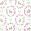 Lovely Little Roses Bunny Paper Napkin | Putti Easter Celebrations